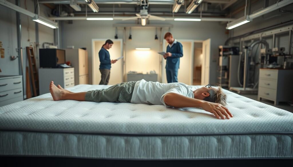 mattress testing process